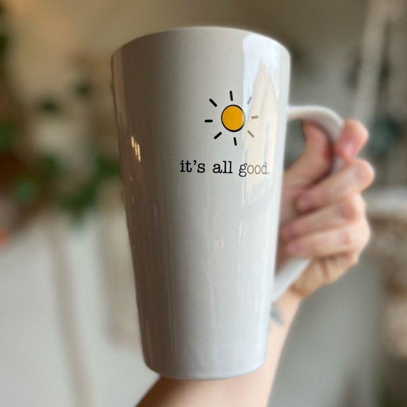 Large 10 Strawberry Street Tall Coffee Mug Cup Oversized Ceramic Tea Morning - Picture 4 of 6